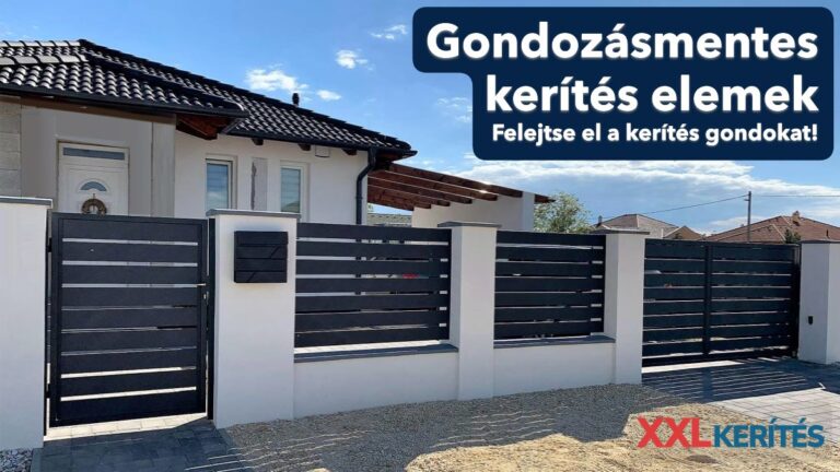 Minőségi kerítés elemek az XXL kerítés kínálatában